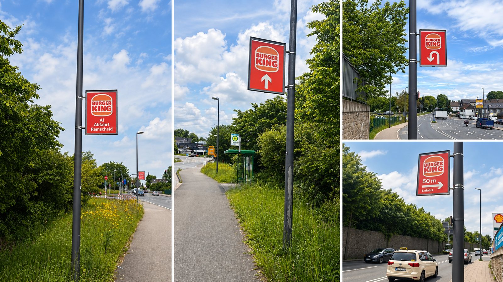 Laternenwerbung in Remscheid Laternenwerbung von ComTwo in Remscheid: Laternenwerbung in Remscheid